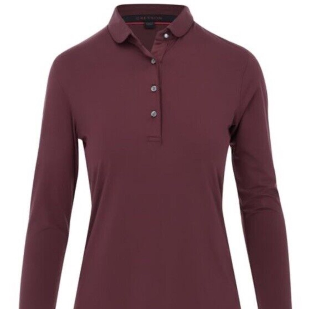 Greyson Clothiers Scarlett Polo Women's Long Sleeve Shirt in Chablis
